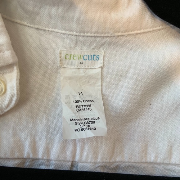 **2/$25**JCrew boys cotton button down shirt - Picture 2 of 2